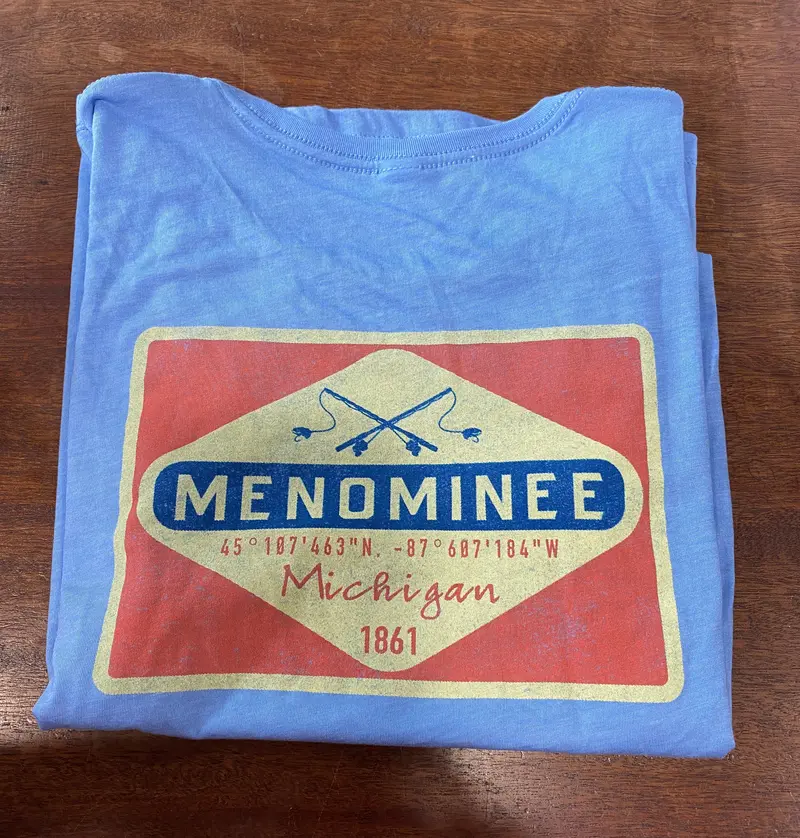 Wind Rose North Menominee, Michigan Heritage T-Shirt