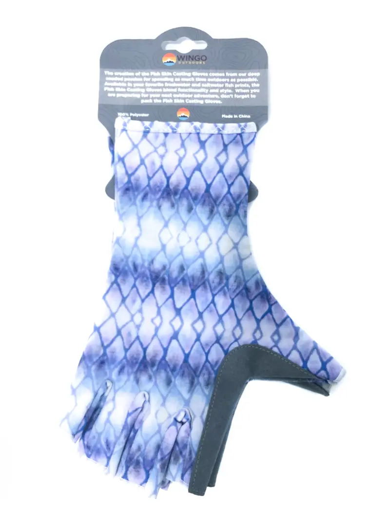 Wingo Fish Skin Performance Casting Gloves 3