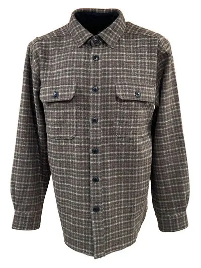 Woolly Dry Goods Men'S Classic 9.75Oz Washable Wool Shirt 1