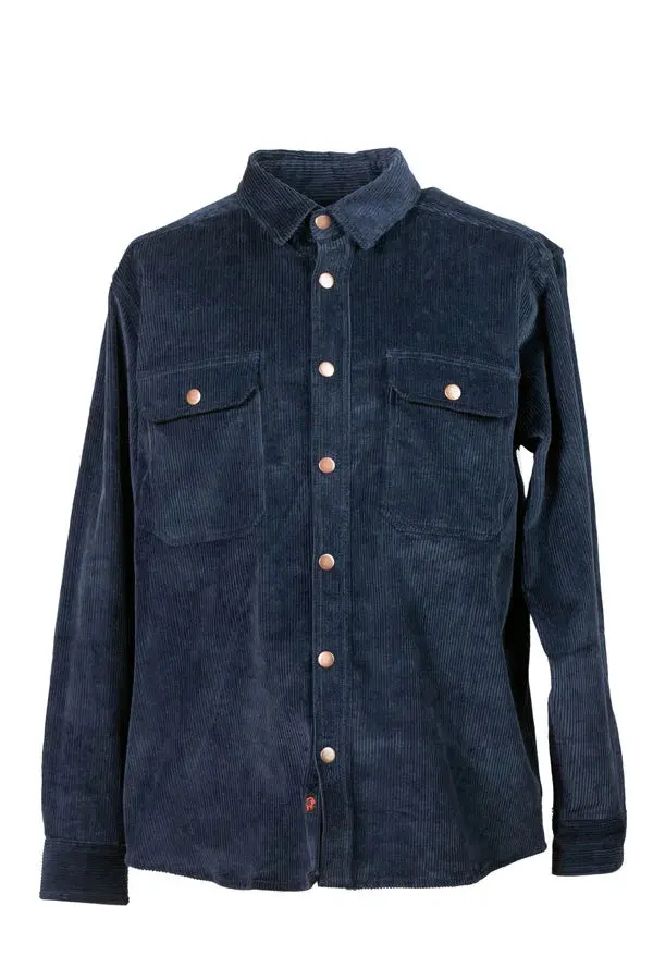 Woolly Dry Goods Men'S Corduroy Shirtjac Jacket 1