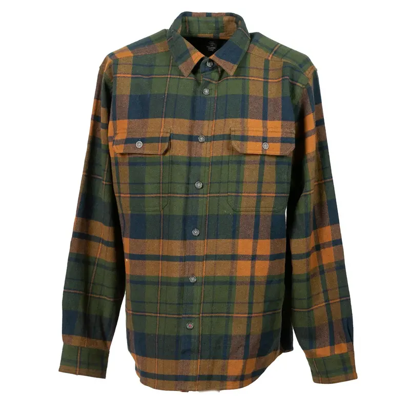Woolly Dry Goods Men'S Heavyweight 9 Oz Flannel Shirt-Jacket 1
