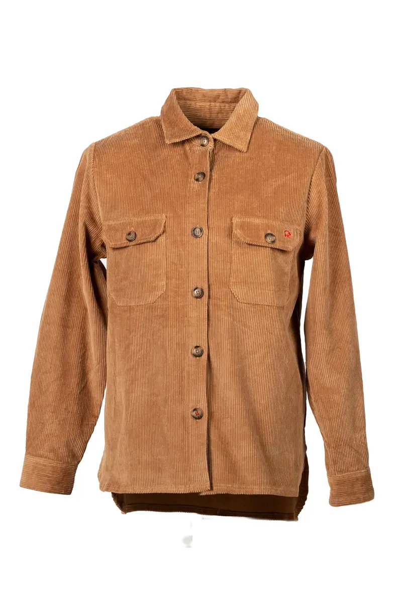 Woolly Dry Goods Women'S Corduroy Shacket Jacket 1