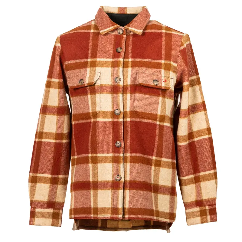 Woolly Dry Goods Women'S Wool Shacket Jacket 1