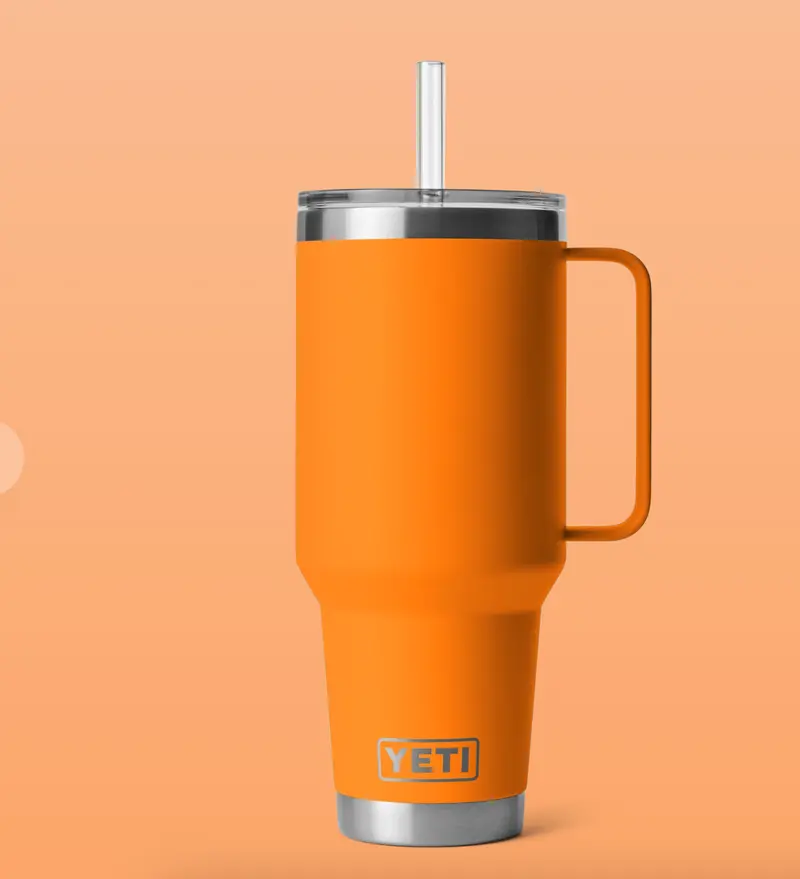 Yeti Rambler 42-Ounce Insulated Mug With Straw Lid – Vacuum-Sealed Tumbler 1