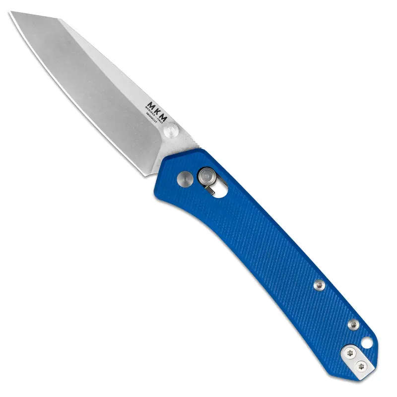 Yipper Pocket Knife – Blue G10 Scales & Magnacut Steel Blade 1