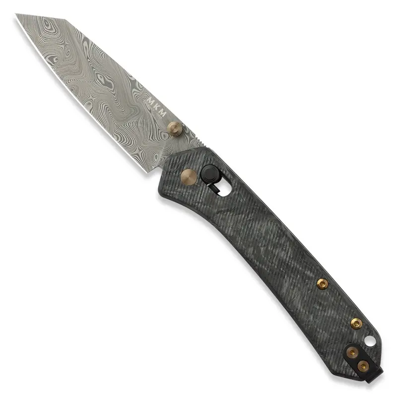 Yipper Pocket Knife – 'Fancy Boi' Limited Edition With Carbon Fiber & Damasteel 1