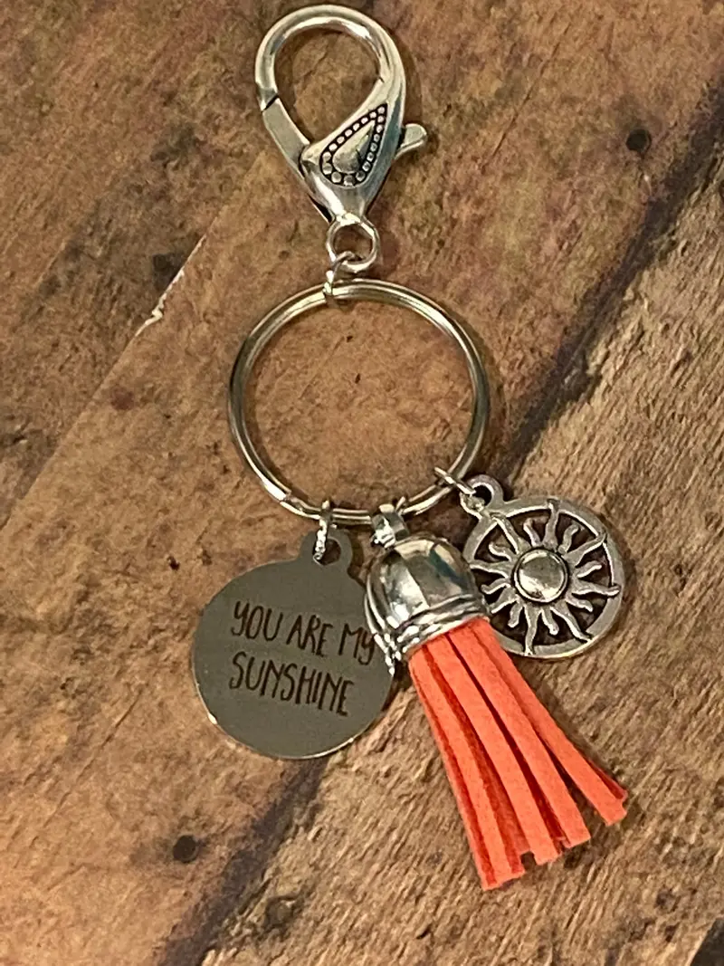 'You Are My Sunshine' Inspirational Purse Charm (P09) 1